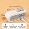 Sigilator termic mini 2 în 1 reîncărcabil pentru pungi, pachet de depozitare, sigilator pentru gustări, clemă, mașină portabilă de sigilat termic pungi de plastic, USB