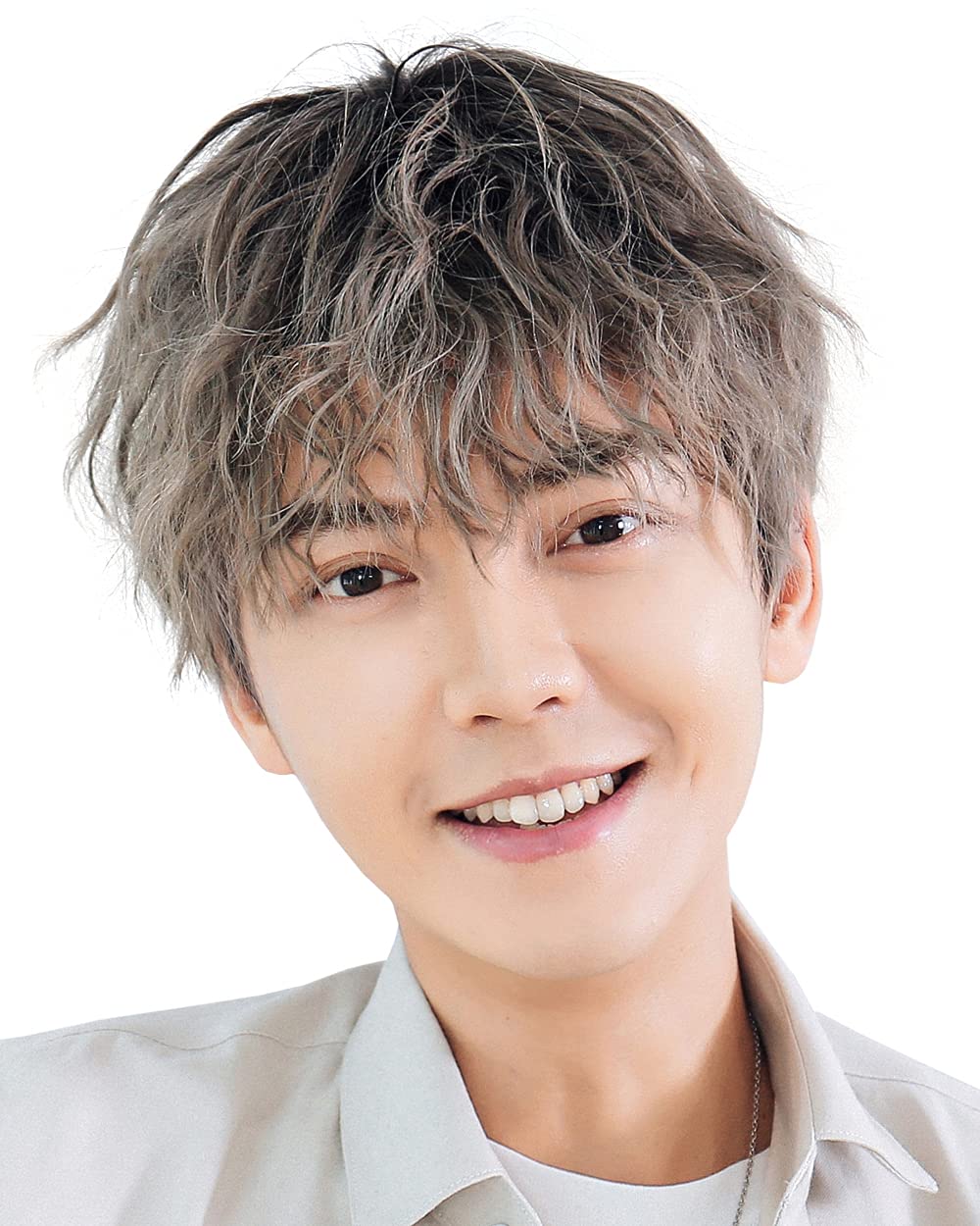 

Короткий парик Спиральная завивка Пышный Термостойкий Полный парик Мужской Корейский Матовое волокно Натуральный парик Сетка в комплекте Черный x Серый [TefuRe] Мужской (ЧЕРНЫЙ-СЕРЫЙ)