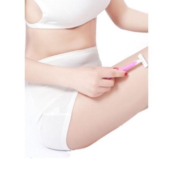 Dwitree Razors 4 Disposable Razors Pink, Pack of 4, 2 Pieces ,Korean Razor Blade