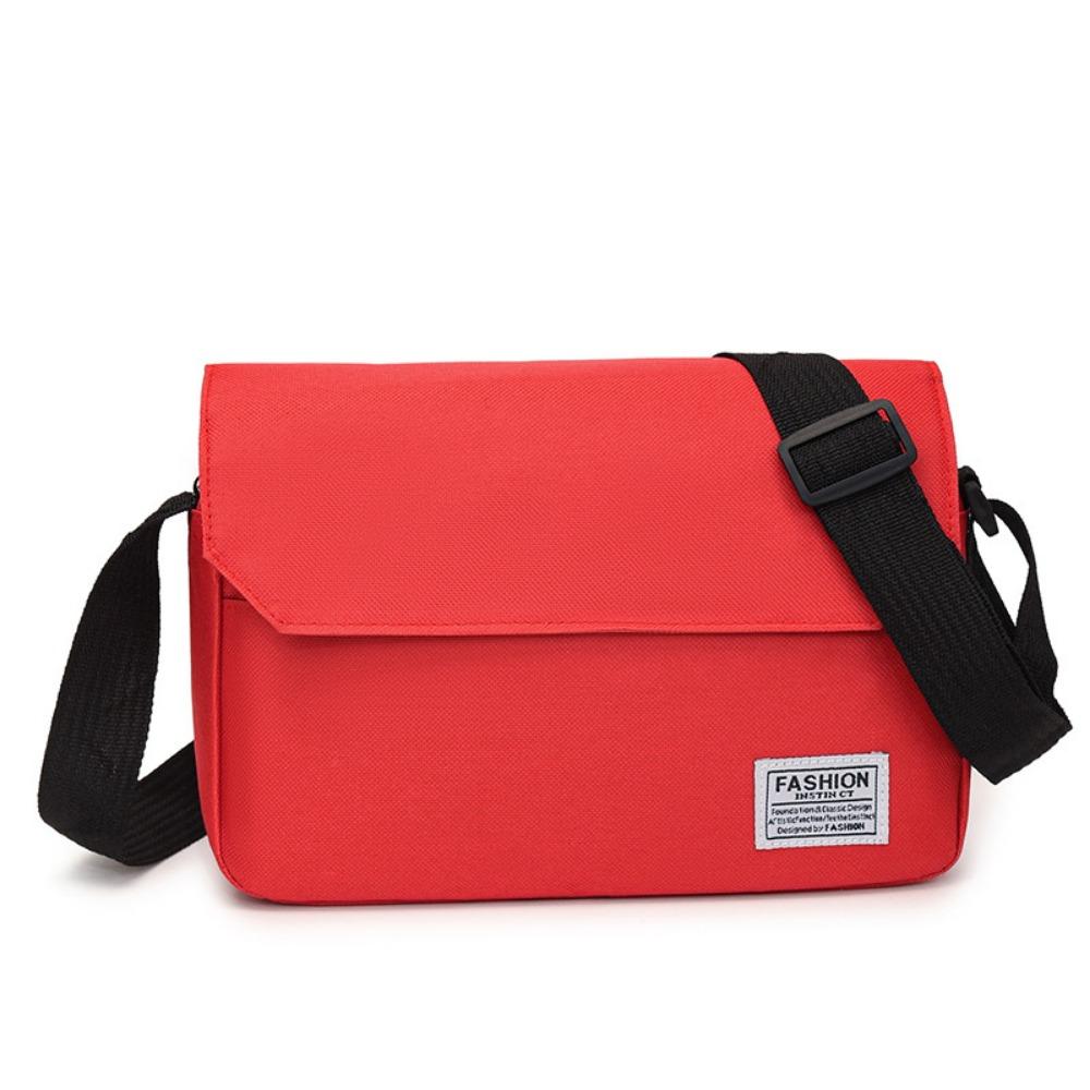 Casual Lightweight Crossbody Bag Solid Color Waterproof Messenger Bags Large Capacity Shoulder Bag Gifts