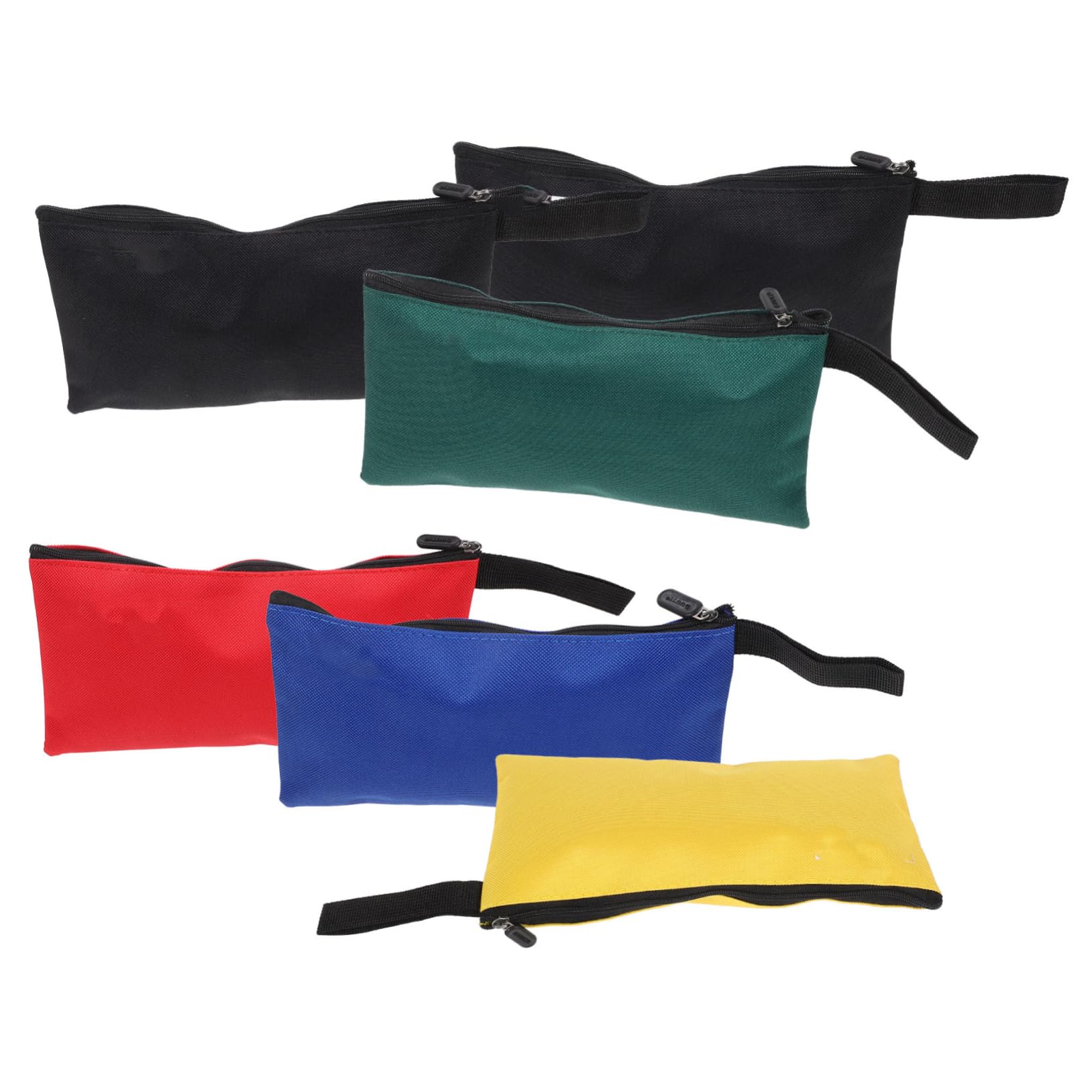 

POPETPOP 6-Piece Portable Tool Bag, Zipper Pouch, Tool Storage Bag, Lightweight Hand Tool Case, 9.25x5.12 Inch, Small Tool Pouch for Motorcycles