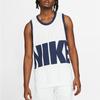 Nike Colorblock Buchstabenlogo Basketball Tanktop Herren Tops Weiß DA1042-100