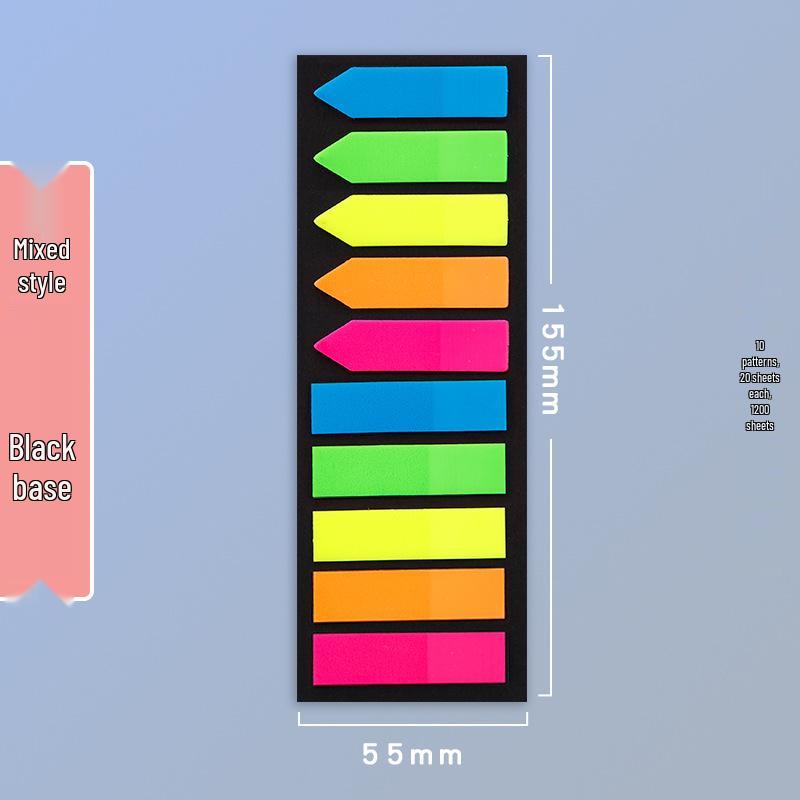 Triangle & Round Segmented Pull-out Strong Adhesive Sticky Notes for Memos