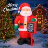 5.91FT LED Light Inflatable Santa Claus Christmas Decoration Toy Xmas Supplies Ornaments Gifts Yard Decor Home Outdoor Lawn
