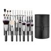 34-Piece Makeup Brush Set, Professional Brushes Kit for Foundation Blending Eyeshadow Concealer Blush - with Soft Bristles, Ergonomic Wood Handle,