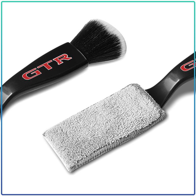 Car Cleaning Detailing Brush Air Conditioner Vent Cleaning Brush Auto Accessories For Nissan GTR Teana Skyline Kawasaki R32 R34