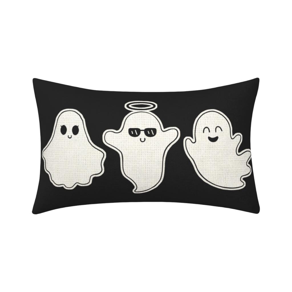 Halloween Festival Decoration Living Room Sofa Cushion Pillow Cover Offices Waist Pillow Cover (excluding Core)