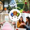 2D Flat Acrylic Christmas Hot Air Balloon Decoration Pendant Home Modern Hanging Decoration Bedroom Living Room Wall Decoration