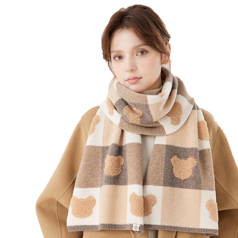 JIUMU Women's Pure Wool Scarf & Shawl