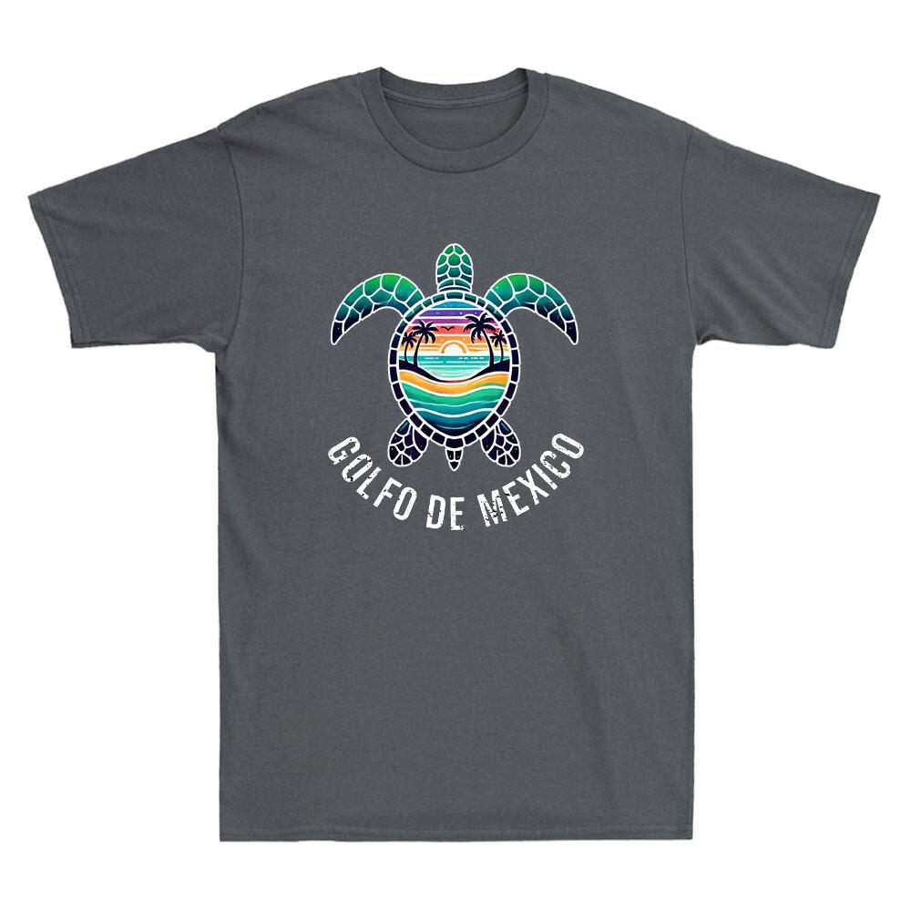 Golfo De Mexico Viva Mexico Gulf Of Mexico Souvenir Funny Vintage Unisexs Tshirt