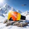 Maschera da Sci Magnetica Flip-up per Uomini, Donne e Ragazzi - Antiappannamento Protezione UV400 Maschera da Snowboard Neve Sci per Adulti Lente Magnetica Maschera da Neve