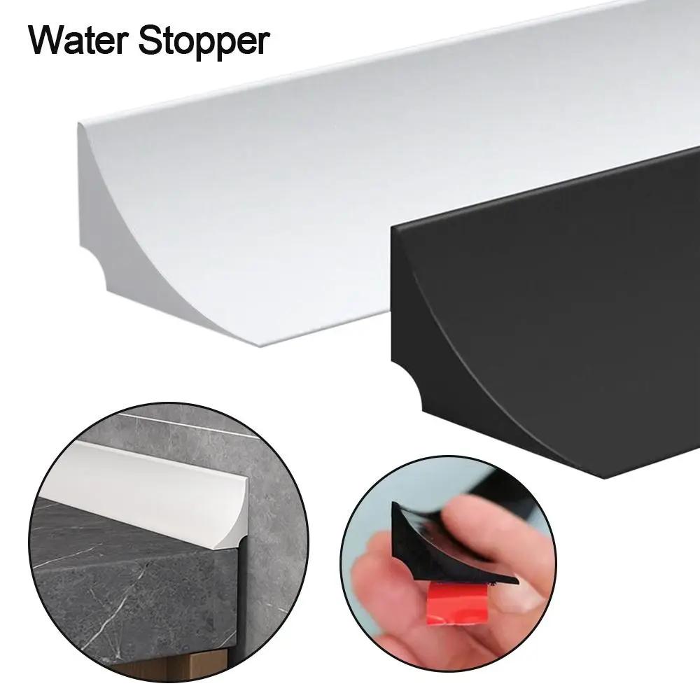 Barrière Siliconen Scheiding Droog en Nat Douchegoot Zelfklevende Deuronderkant Afdichtingsstrip Waterstopper Waterkerende Strip
