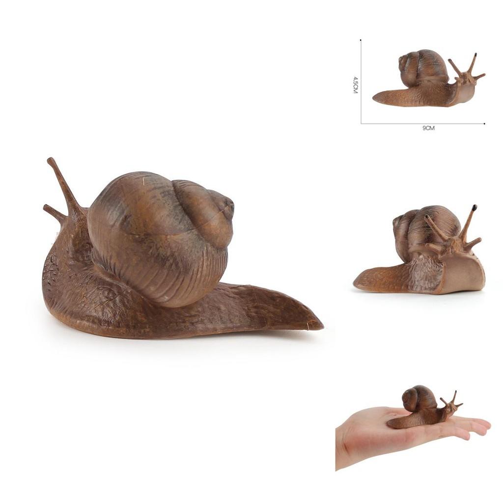 PVC-Schnecke Gartendekoration Realistisches Statisches Tiermodell Für Rasen Landschaftsgestaltung