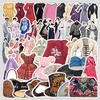 50 European Classical Fashion Series Graffiti Stickers, Water Cup, Computer Waterproof Decorative Stickers, Creative DIY Stickers