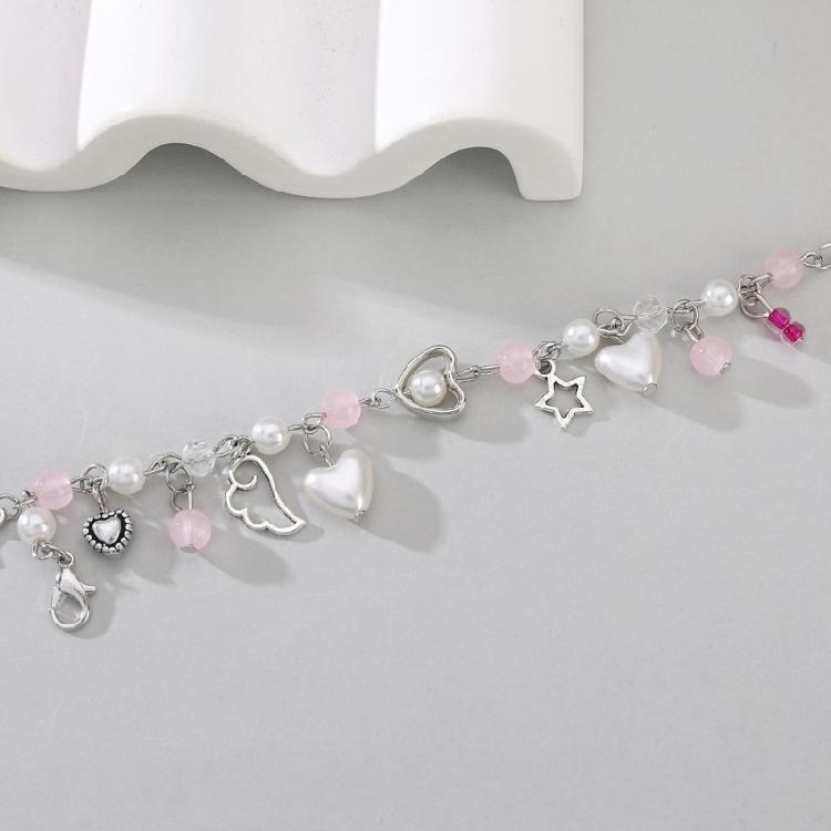 Trendiges Charm-Armband Vielseitiges Perlenarmband Handgelenkschmuck Quastenarmbänder