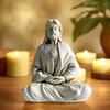 Religious Holy Sculpture Meditating Figurine Handcraft Religious Resins Ornament for Christmas Easters Tabletop Decors