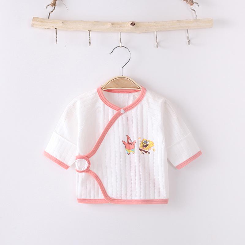 Pijama Nou-născut din Bumbac Pur Ultra-Subțire, Costum Călugăr pentru Bebi pentru Vară