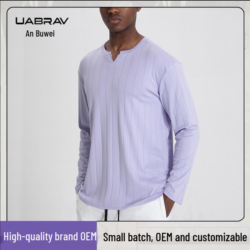 

Men s Quick-Dry Long Sleeve Loose Fit Sports Top XXL світло-сірий колір