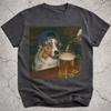 Lustiges Australian Shepherd trinkt Bier T-Shirt, Aussie Hund Meme Grafik T-Shirt, Australian Shepherd Geschenk für Hundemama Papa, Bierliebhaber Hundeshirt