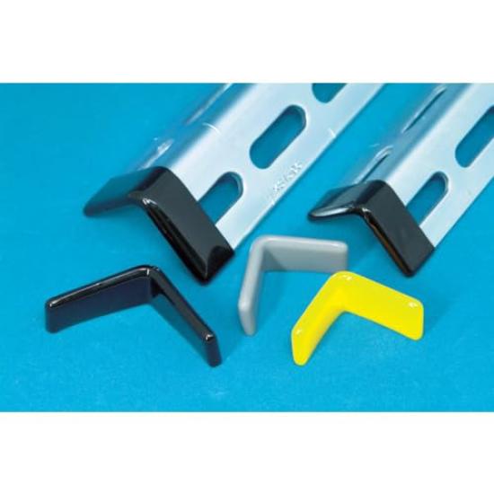 TRUSCO Angle Covers for 50mm Pack of TVL5010BK Square, Black, 10,