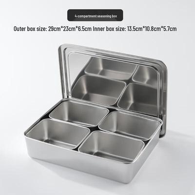 Kang Fu Tao Commercial Stainless Steel Spice Box
