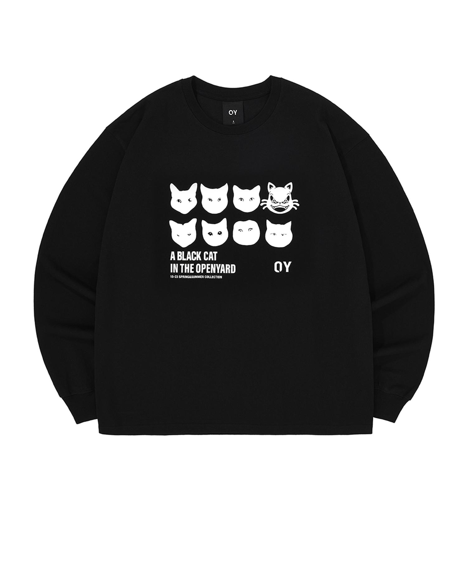Oy Emotion Cat Long Sleeve - Black Black/1Size