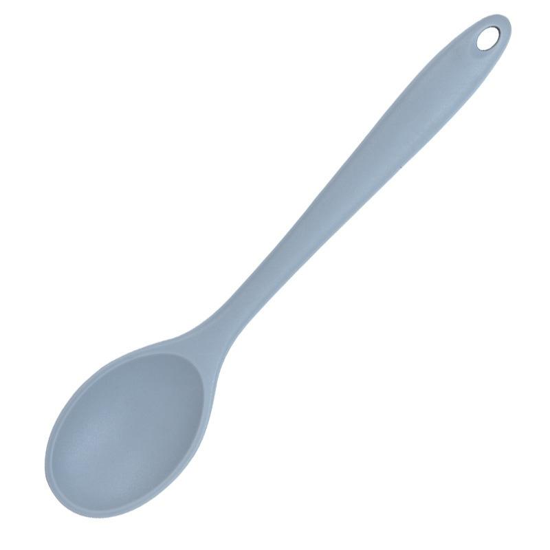1pc Small Silicone Spoon High Temperature Resistant Soup Spoon Mixing Spoon Salad Spoon Kitchen Utensils Accessories4