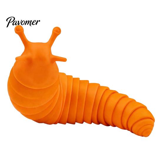 Colorful Macaron Decor Sensory Slug Fidget Toys, Mini Toys for Adults & Kids Party Favors, Twistable Desk Ornament Cute Autistic Children, Age