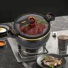 Large Capacity Stew Pot Non-Stick Soup Pan Practical Chubby Micro-Pressure Pot  Induction Cooker