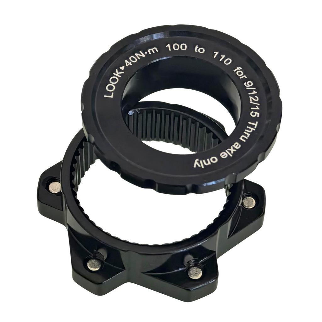BOOST Center Lock Disc Brake Hub Conversion Kit: Front 100mm 15x110mm Rear 142mm 12x148mm with Washers/Spacers.