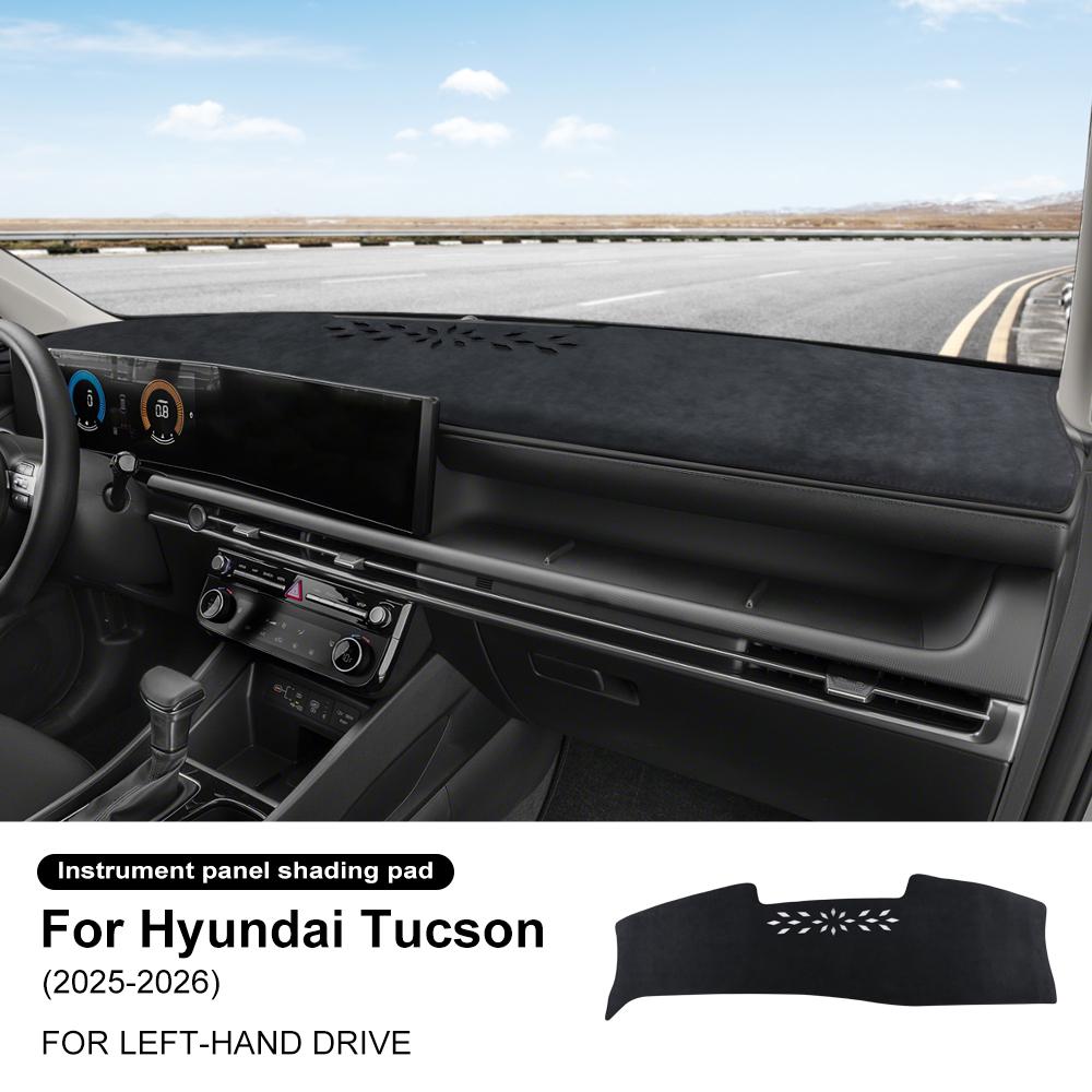 For Hyundai Tucson NX4 Facelift 2025 2026 Car Dashboard Cover Flannel Board Mat Carpet Pad Sunshade Cape Cushion Dashboard Cover