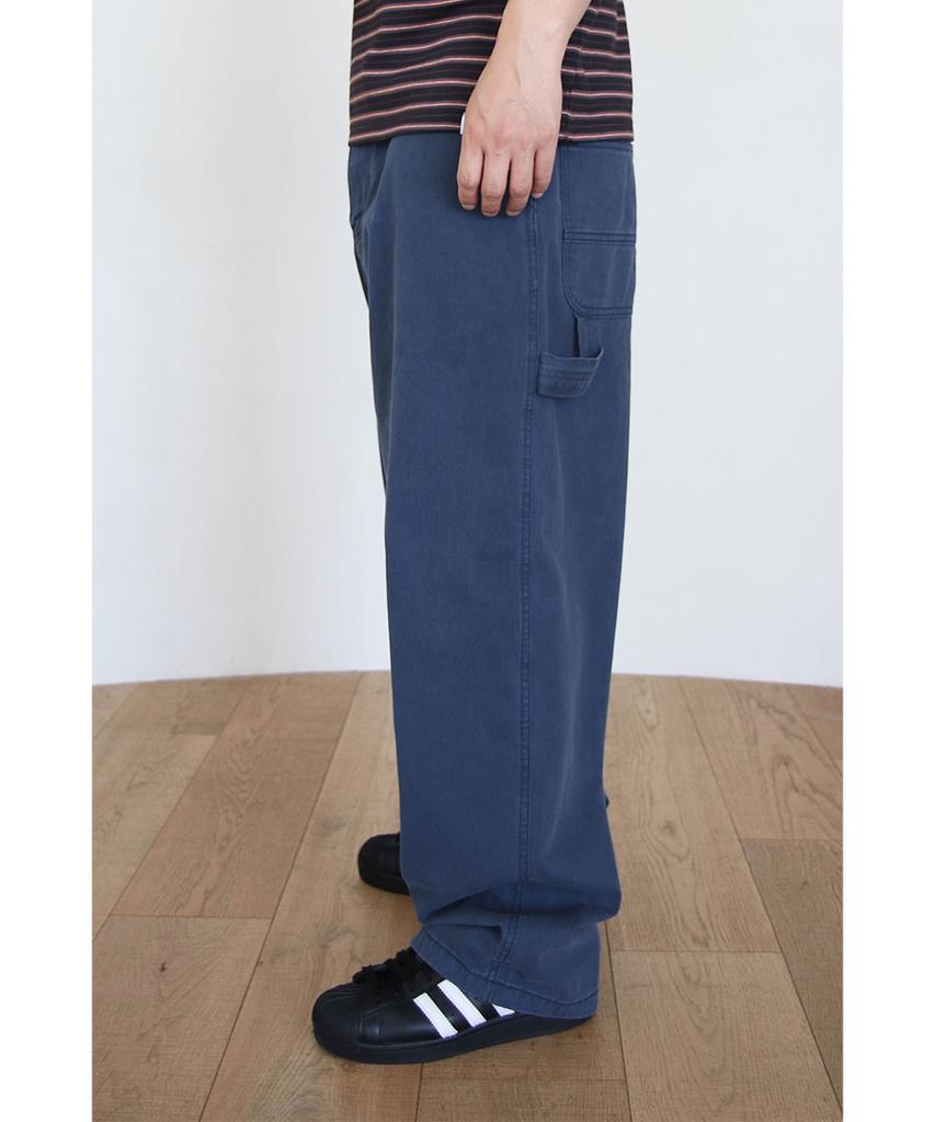 BLUFF Farmers Carpenter Baggy Pants [ Ash Blue ]