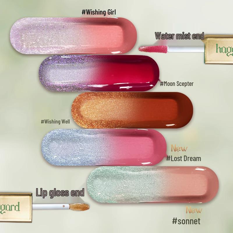Haggard Black Ash Dual-Ended Lip Glaze & Matte Lipstick Combo - Versatile Nude Lip Gloss & Matte Finish