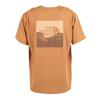 The North Face Square Mountain Logo Timber Medium S/S Tee, Tan,