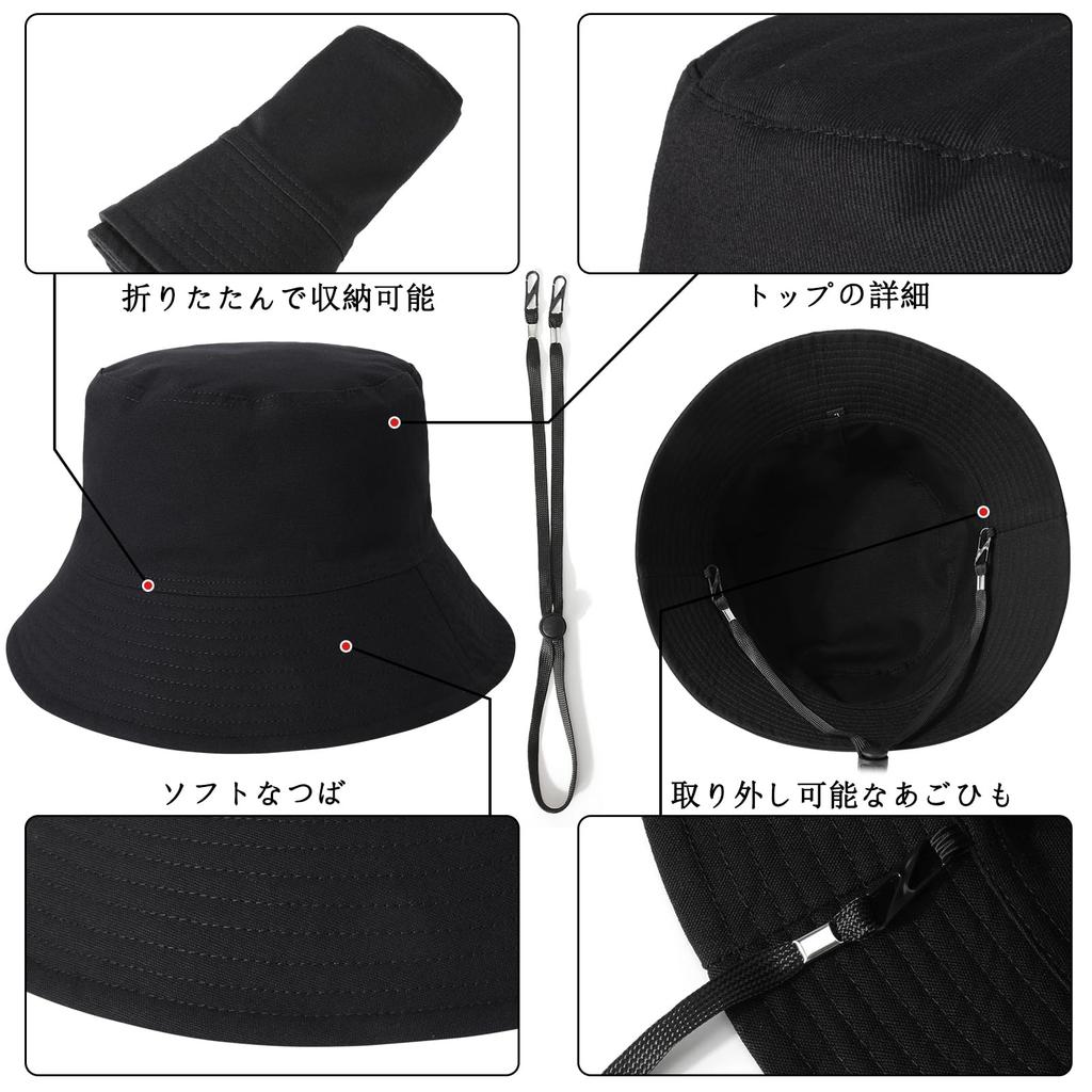Glitovox Klobouk Extra Velký Safari Klobouk do Slunce na Jaro a UV Pásek pod Bradu pro Zeštíhlení Velikosti Pánský Klobouk, Klobouk, Léto, Ochrana, Oboustranný,