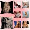 Pop Singer S-Sabrinas C-Carpenter Pillow Case Cushion Cover Home Decor Birthday Gift Pillowcover