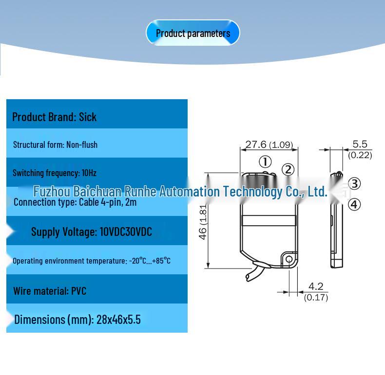 CQ28-10NNP-KW1 SICK Capacitive Proximity Sensor 6030133 - Brand New, Available Now