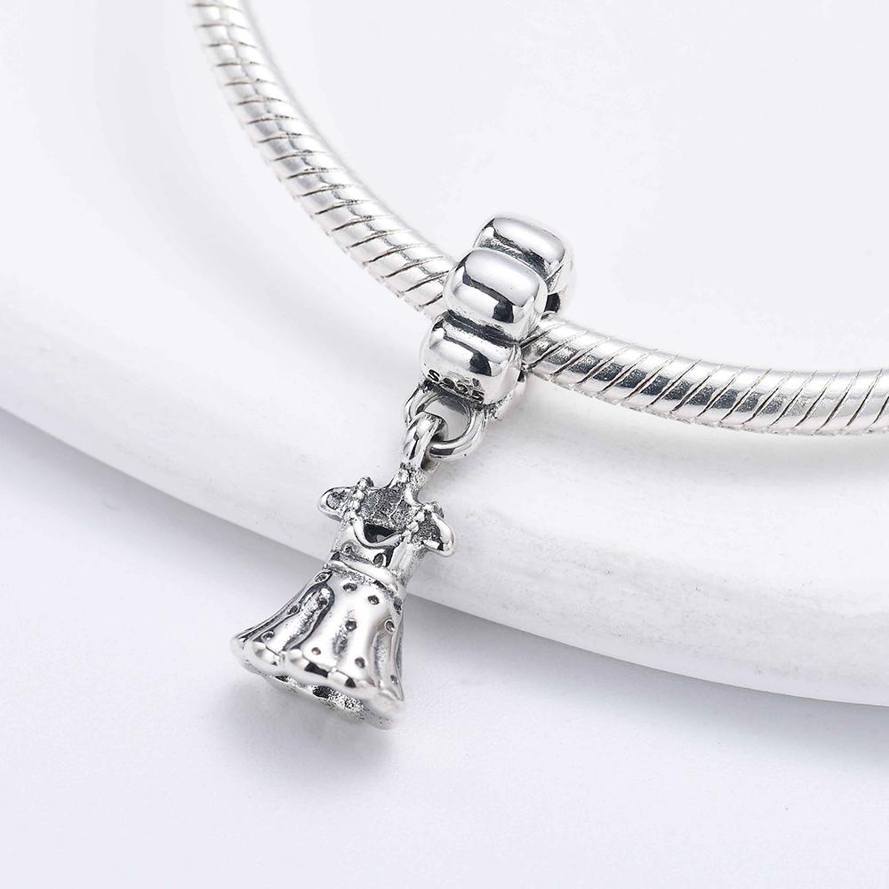 New 925 Silver Charm Bracelet DIY Women Jewelry Fashion Shopping Series Perfume High Heels Camera Bag Bead Fit Original