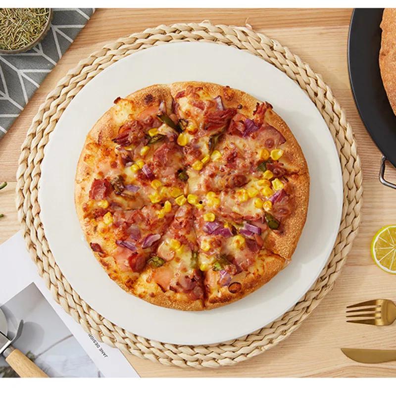 15inch Large Cordierite Pizza Baking Stone Bread Pan