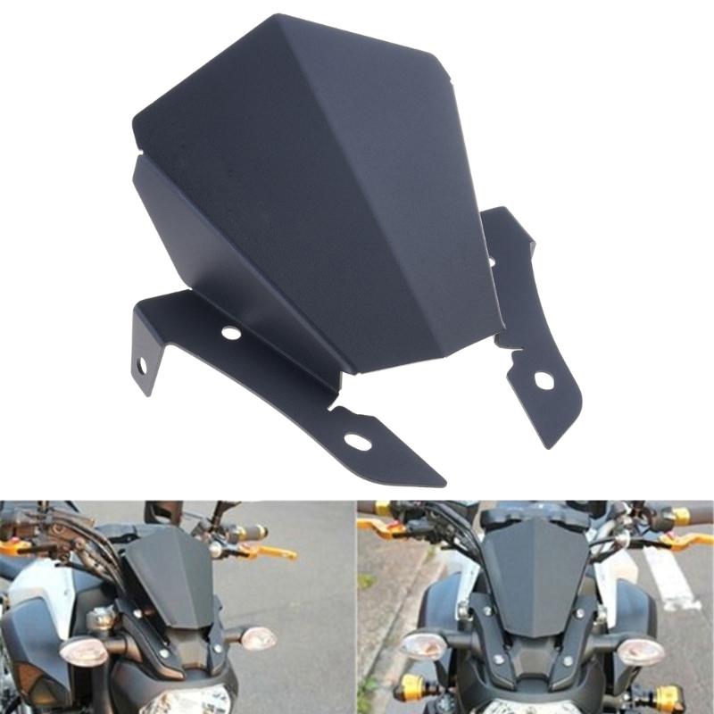 Multifunctional Aluminium Alloy Front Windscreen Blockers Deflector Fairing for MT-07/MT07 Long Rides and Daily Commutes