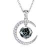 Sterling Silver Moissanite Necklace for Women High-end Design Pendant Niche Smart Clavicle Chain Female Fine Jewelry