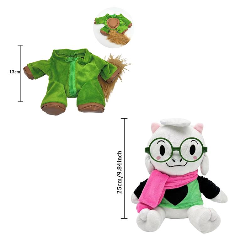 Non-Toxic Treasuringu New Deltarune Plush Toys Kawaii Ralsei Plush Stuffed Toys Tenna Doll Changeable Plushie Clothes Birthday Gifts