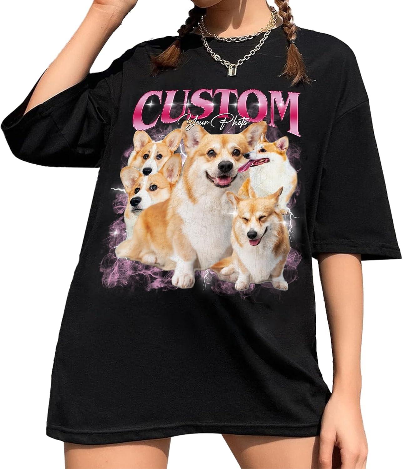 Personalized Rap Tee Shirts - Custom Your Text Vintage Shirt - Graphic Shirts S