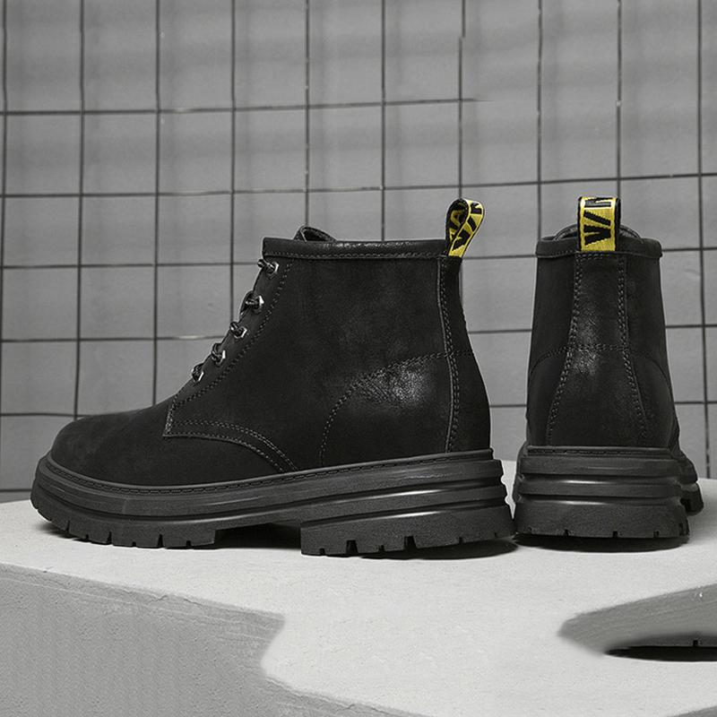 Мужские ботинки из натуральной кожи — фото 6