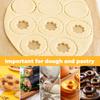 Stainless Steel Round Cookie Cutter 12 Sizes Curved Edge Donut Cutter Ring Mousse Cake Decoration Baking Mold Kitchen Utensils
