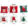 Soft Christmas Pillowcase Plush Cushion Cover Warm Throw Pillowcover  Living Room/Office