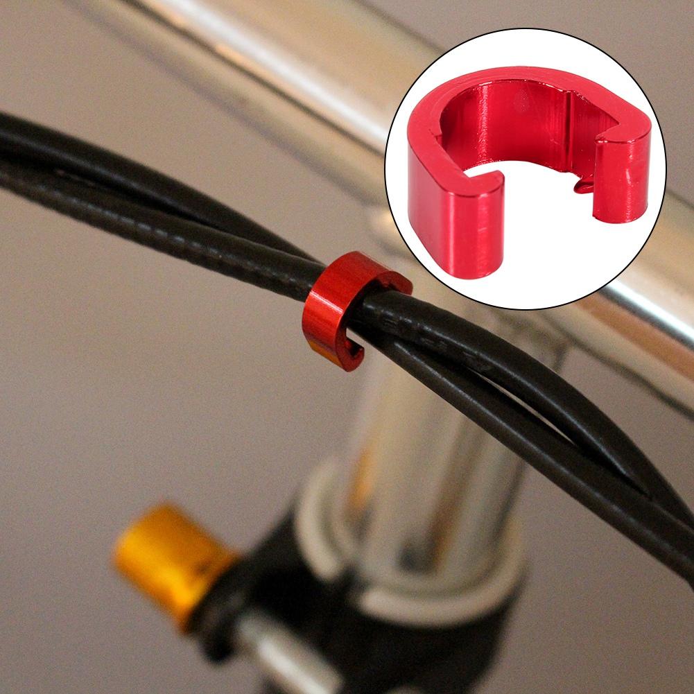 10Pc Brake Buckle C Clip Shift Cable Housing Hose Guide for MTB Road Bike Bicycle