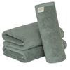 Towel Laboratory Bath Dusty Set of JapanTechnology [Volume Rich] #003 Towels, Green, 3, Hotel-Quality, Thick, Fluffy, High-Breathability, High-Density