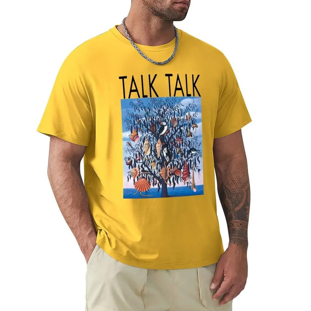 Schwergewichte Tops schnelltrocknendes Designer T-Shirt Herren Talk Talk Spirit Of Eden T-Shirt Herrenbekleidung Harajuku übergroß