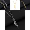 Stainless Steel Israel And Palestine Map Necklace Unisex Geometric Design Fashion Jewelry